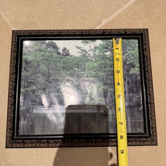 Roma Moulding 8 x 10 wood carved frame; black and mocha - NEW - Picture 3 of 4